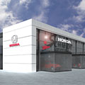 Honda Autohaus Leipzig. Foto: Fuchshuber und Partner